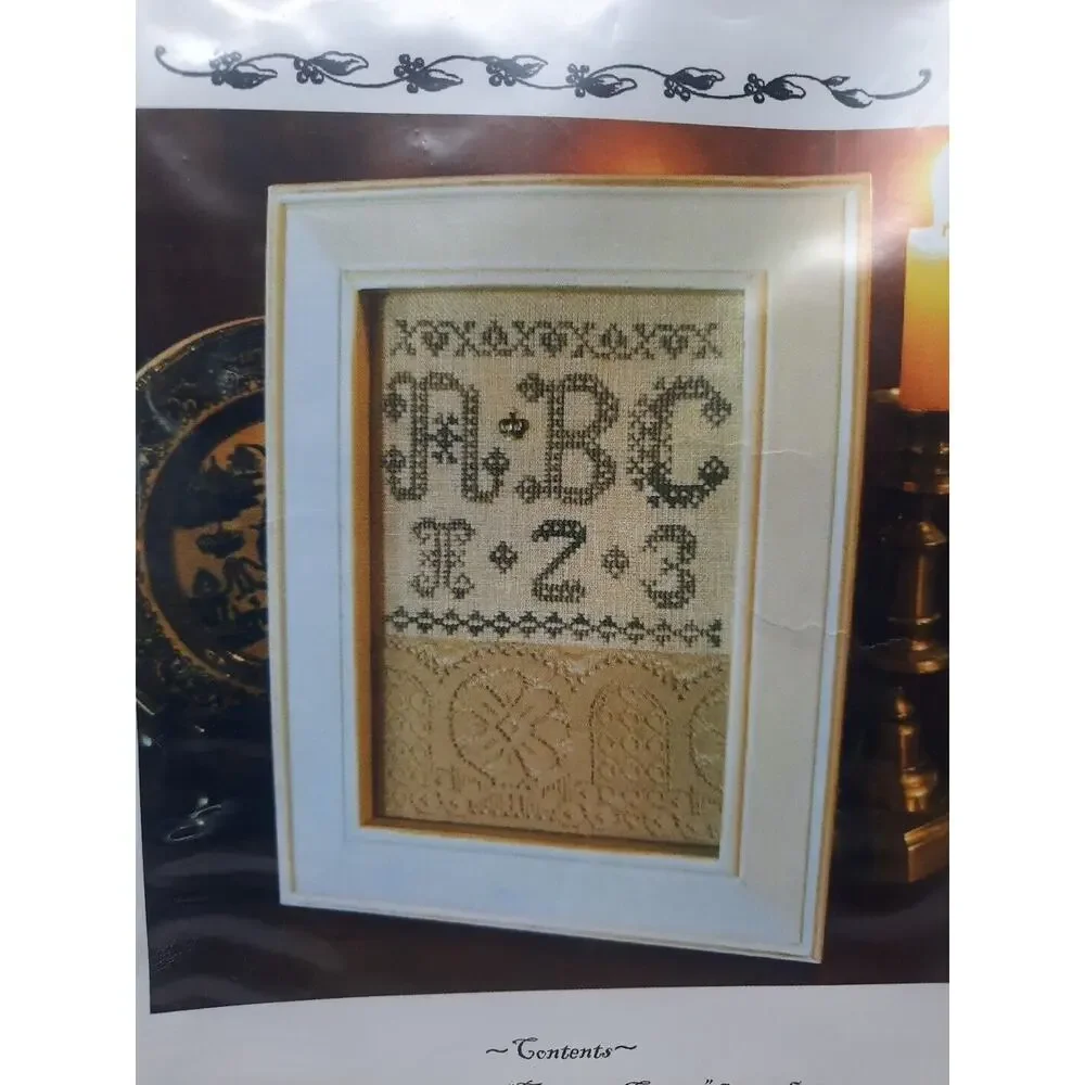 Snippets & Stitches III Counted Cross Stitch Pattern Elegant Lace Sampler